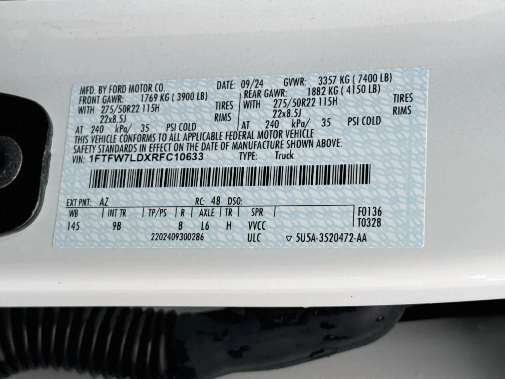 Certified Used 2024 Star White Ford Platinum image 24