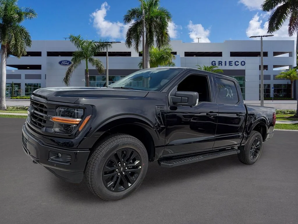 New 2026 Agate Black Metallic Ford XLT image 3