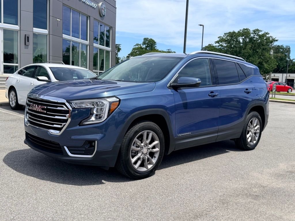 Used 2024 Blue GMC SLT image 1
