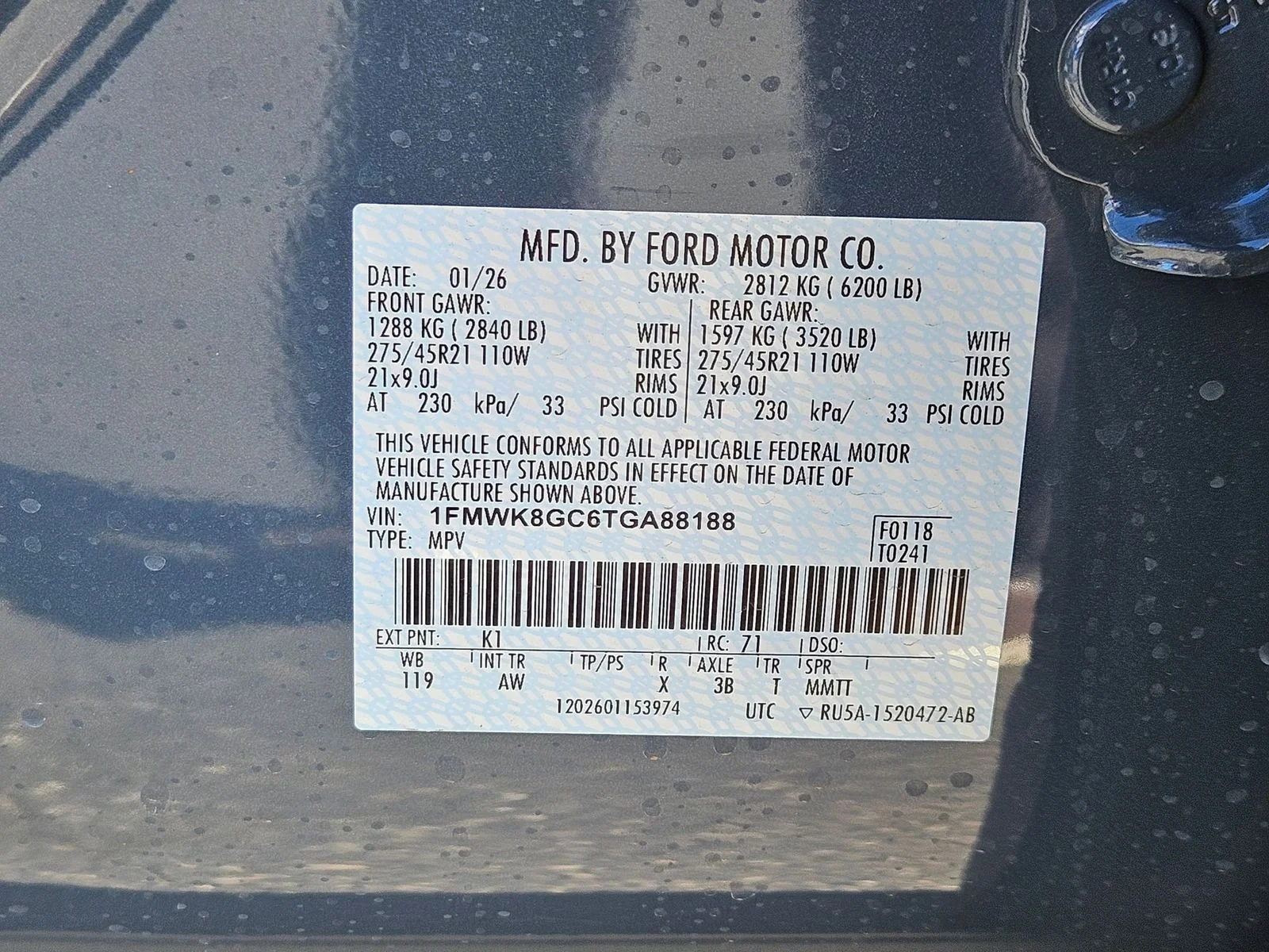 New 2026 Vapor Blue Metallic Ford ST image 33
