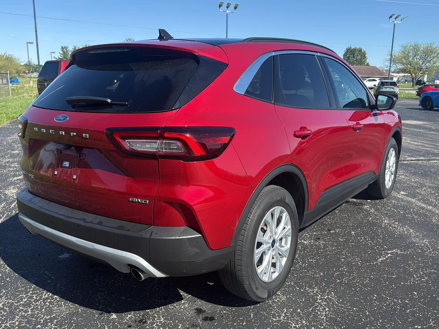 Used 2023 Rapid Red Metallic Tinted Clearcoat Ford Active image 7