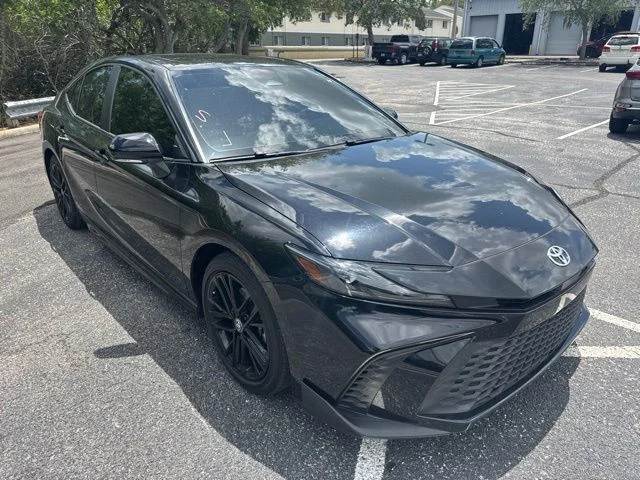 Certified Used 2025 Black Toyota SE image 3