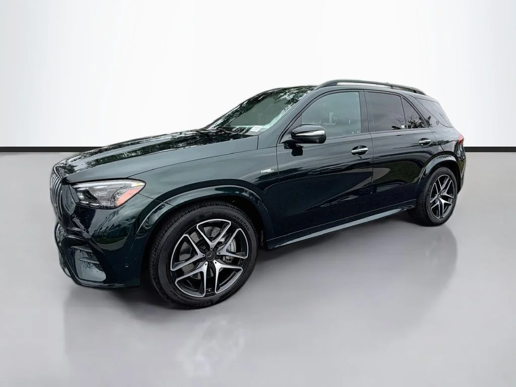 Certified Used 2024 Emerald Green Metallic Mercedes-AMG GLE 53 AMG® image 1