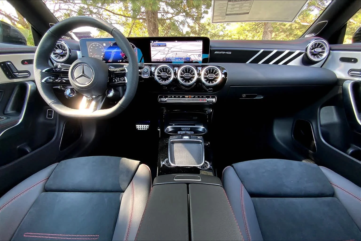 Certified Used 2025 Cirrus Silver Metallic Mercedes-Benz AMG® CLA 35 image 5