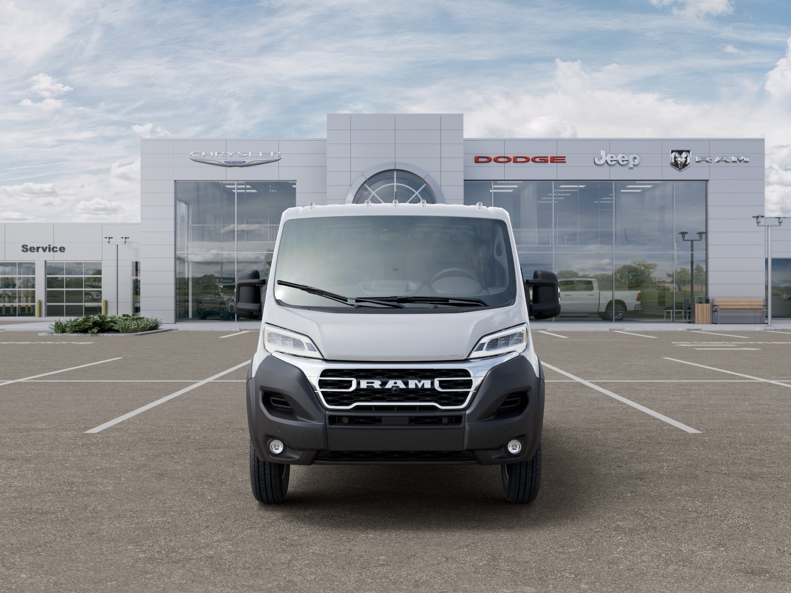 New 2026 Bright White Clear-Coat Exterior Paint RAM Low Roof image 6