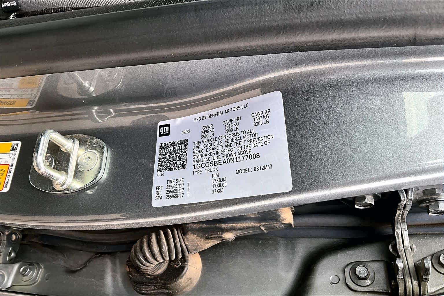 Used 2022 Satin Steel Metallic Chevrolet 2WD Work Truck image 33