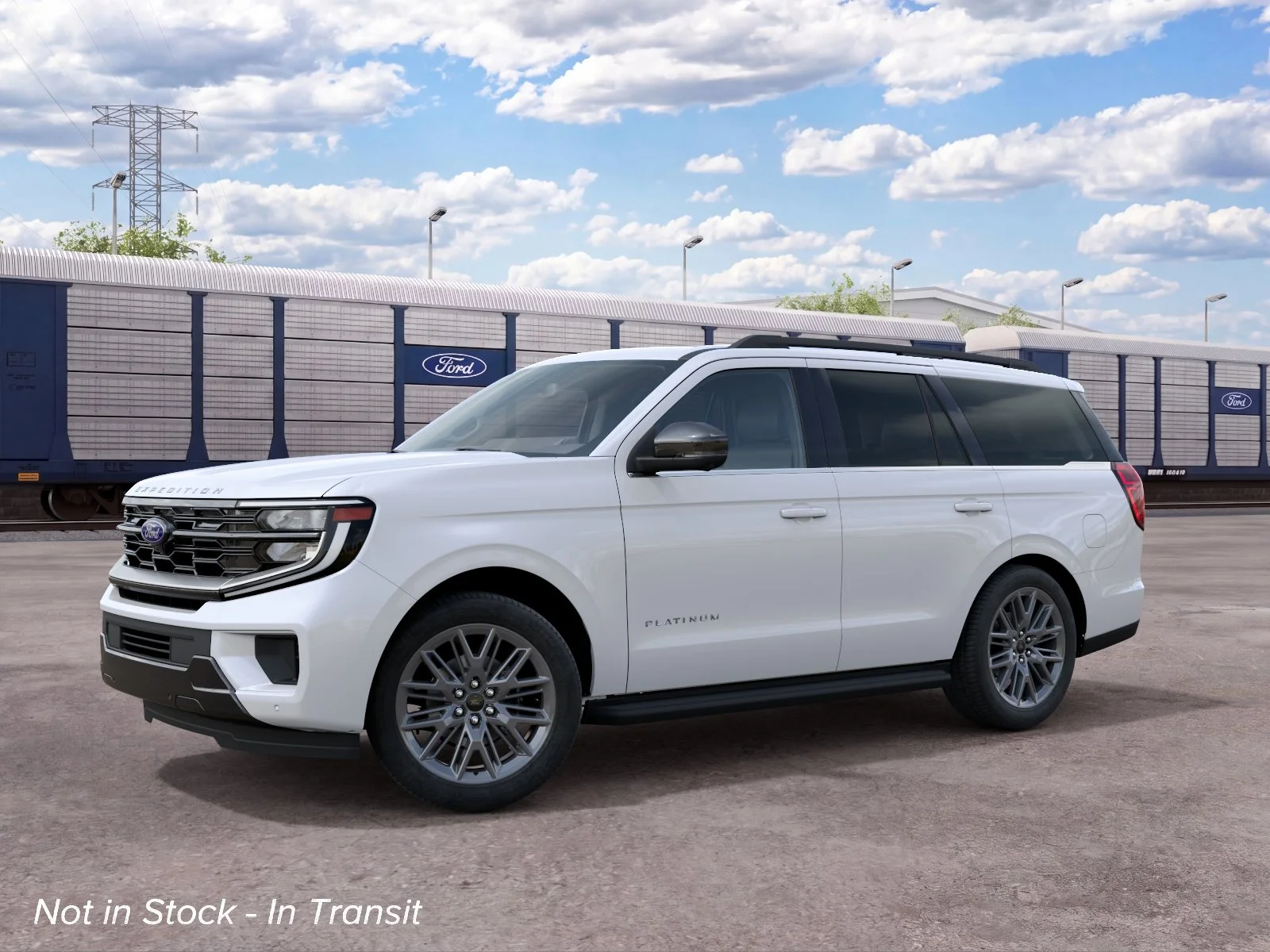 New 2027 Star White Metallic Tri-Coat Ford Platinum image 1