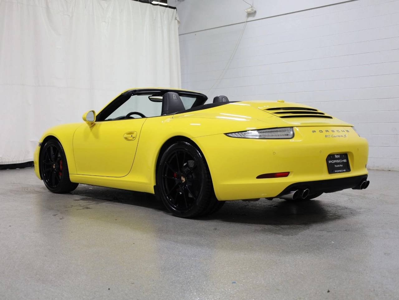 Used 2014 Racing Yellow Porsche Carrera S Cabriolet image 3