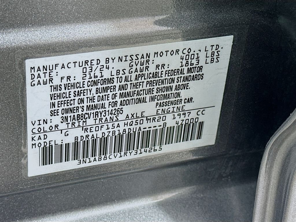 Used 2024 Gun Metallic Nissan SV image 30