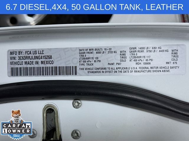 Used 2022 White Ram Laramie image 29
