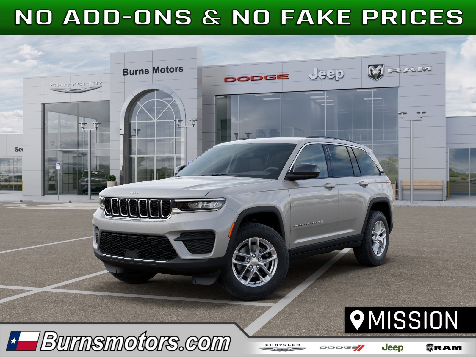 New 2026 Silver Zynith Exterior Paint Jeep Laredo image 1