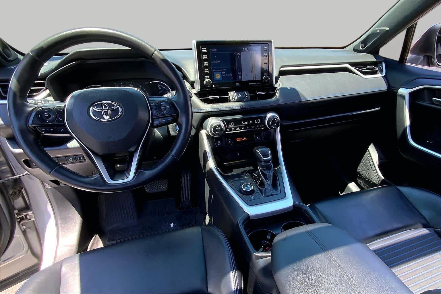 Used 2021 Silver Sky Metallic/Midnight Black Metallic Toyota Hybrid XSE image 16