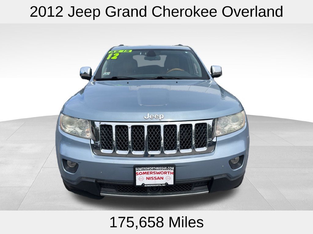 Used 2012 Jeep Grand Cherokee Overland with VIN 1C4RJFCG9CC351489 for sale in Somersworth, NH
