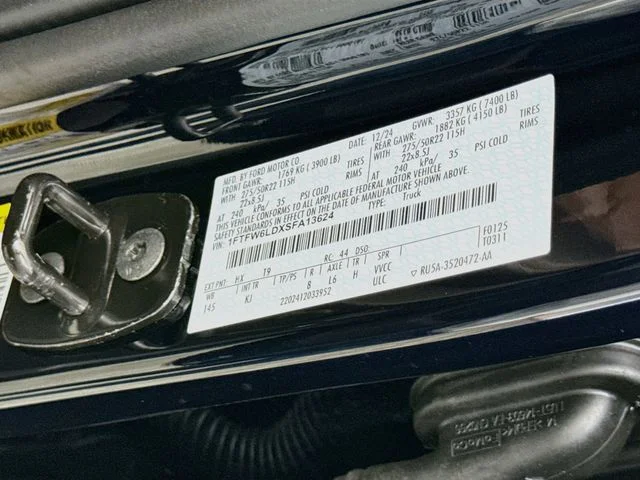 Used 2025 Blue Metallic Ford King Ranch image 34