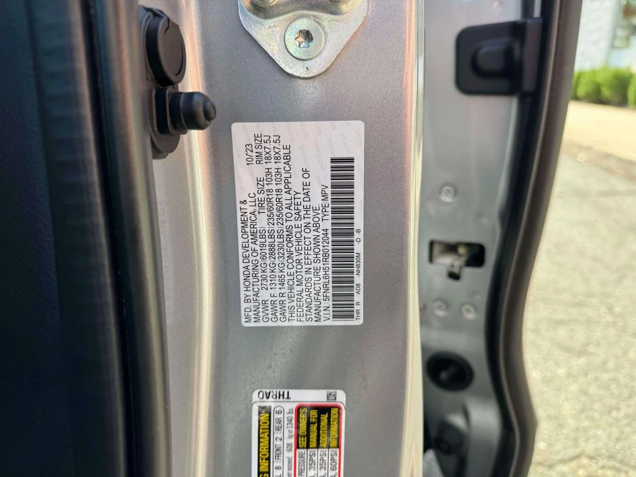 Used 2024 Lunar Silver Metallic Honda EX image 15