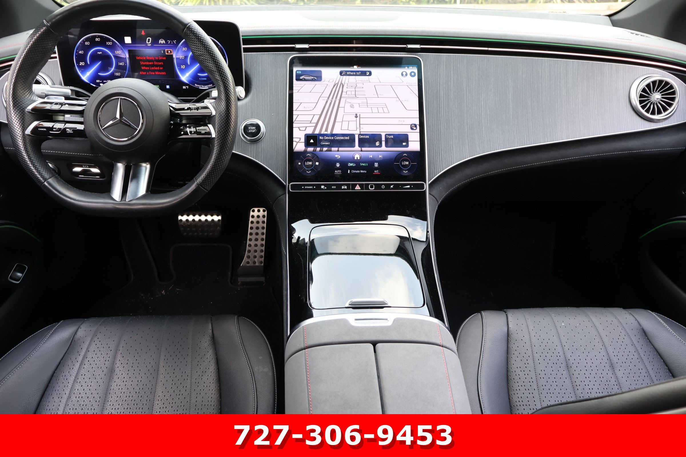 Certified Used 2023 Obsidian Black Metallic Mercedes-Benz EQS 450 image 16