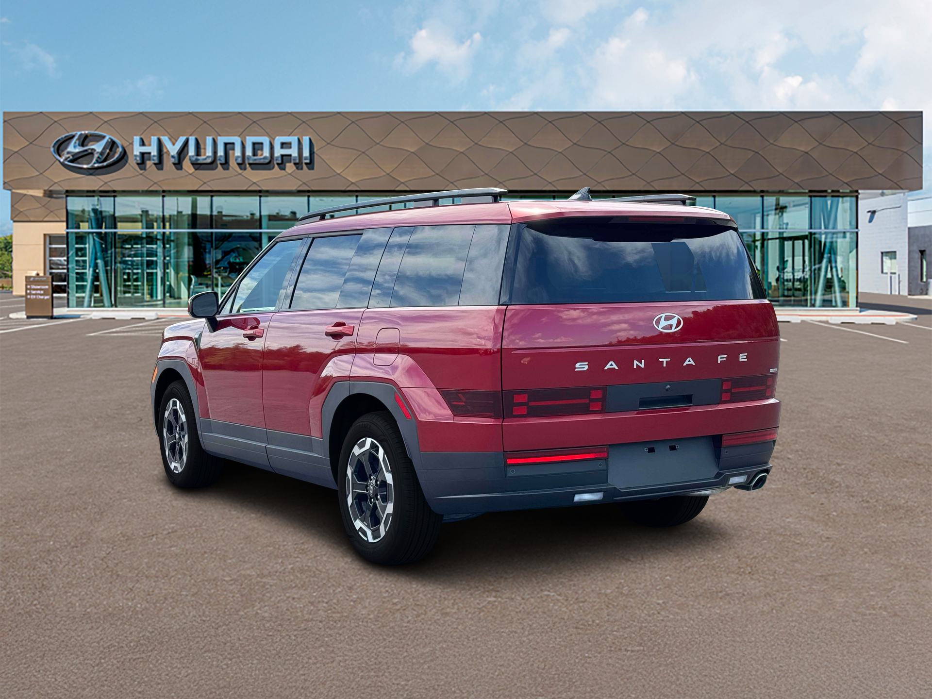 New 2027 Red Hyundai SEL AWD image 5
