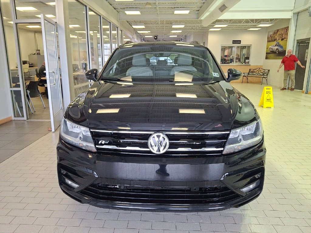 Used 2021 Volkswagen Tiguan SE R-LINE BLACK with VIN 3VV2B7AX2MM134519 for sale in Newton, NJ