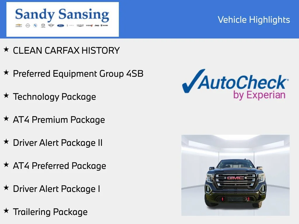 Used 2020 ONYX BLACK GMC AT4 image 7