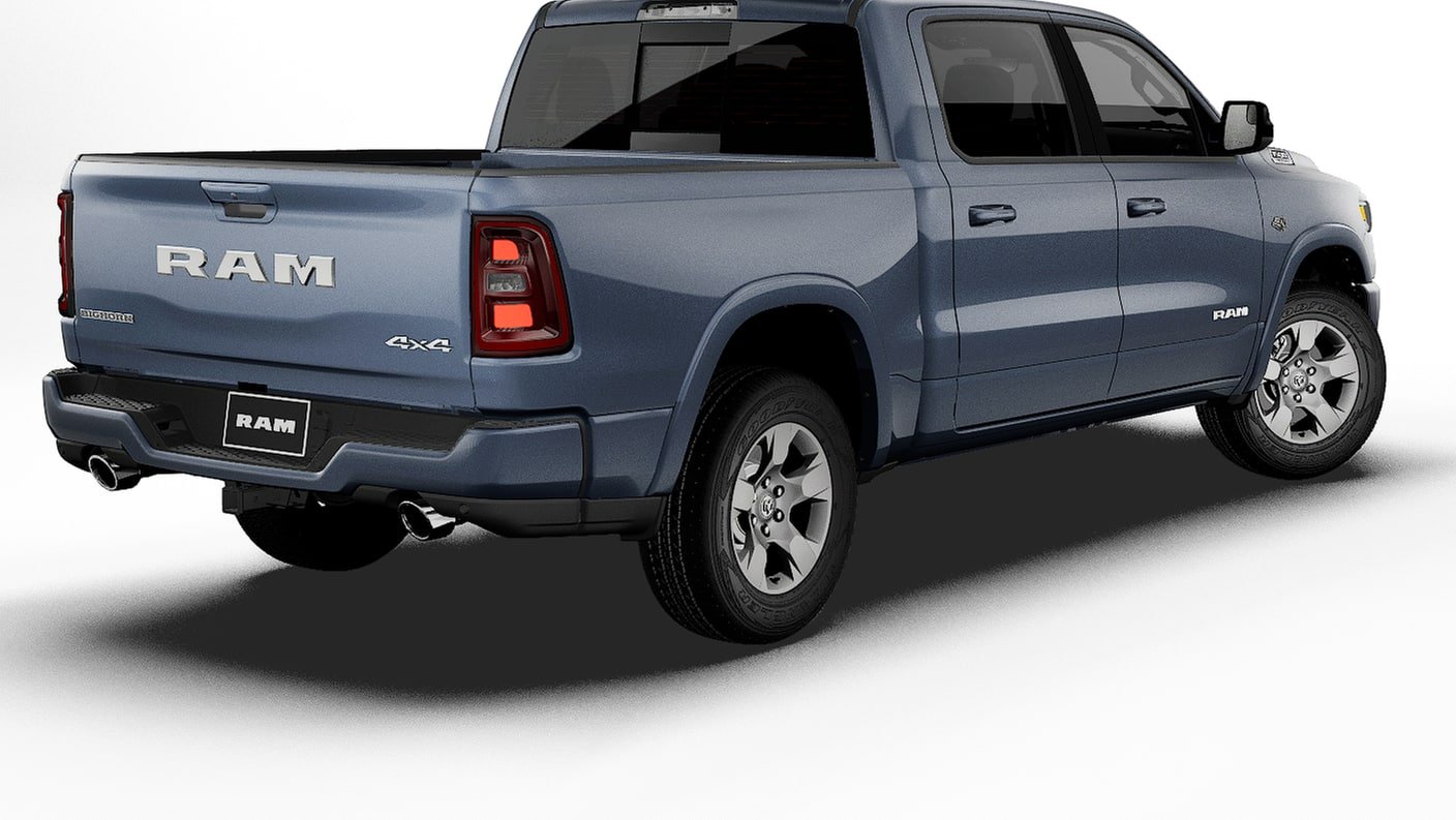 New 2027 Forged Blue Metallic Exterior Paint RAM BIG HORN image 2