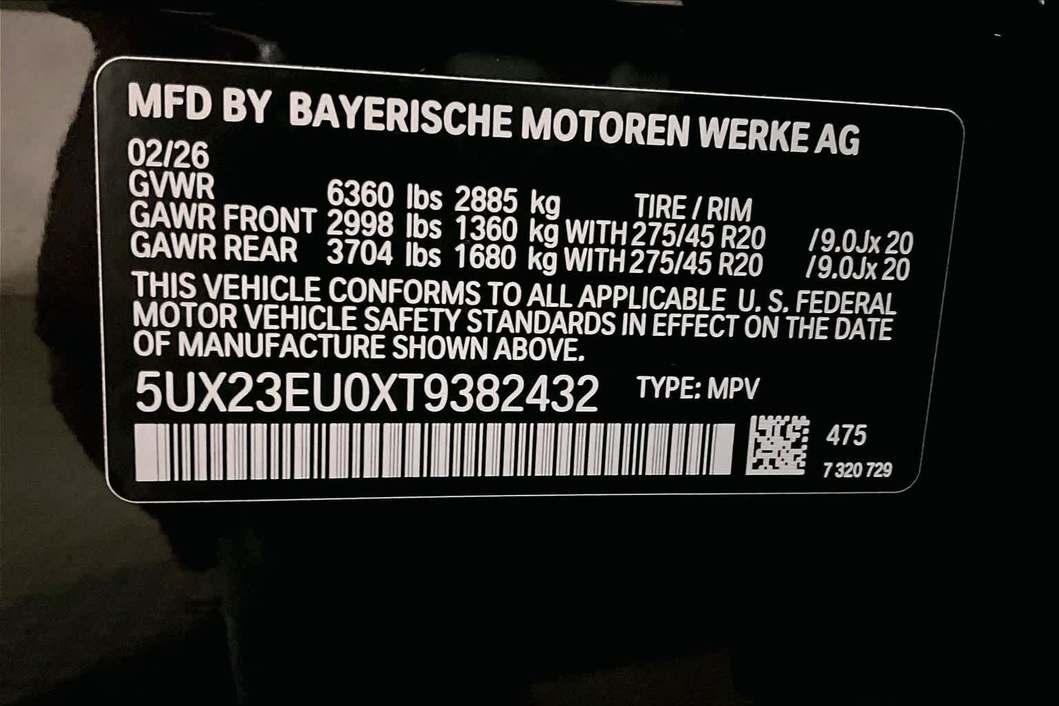 Used 2026 Black Sapphire Metallic BMW xDrive40i image 33