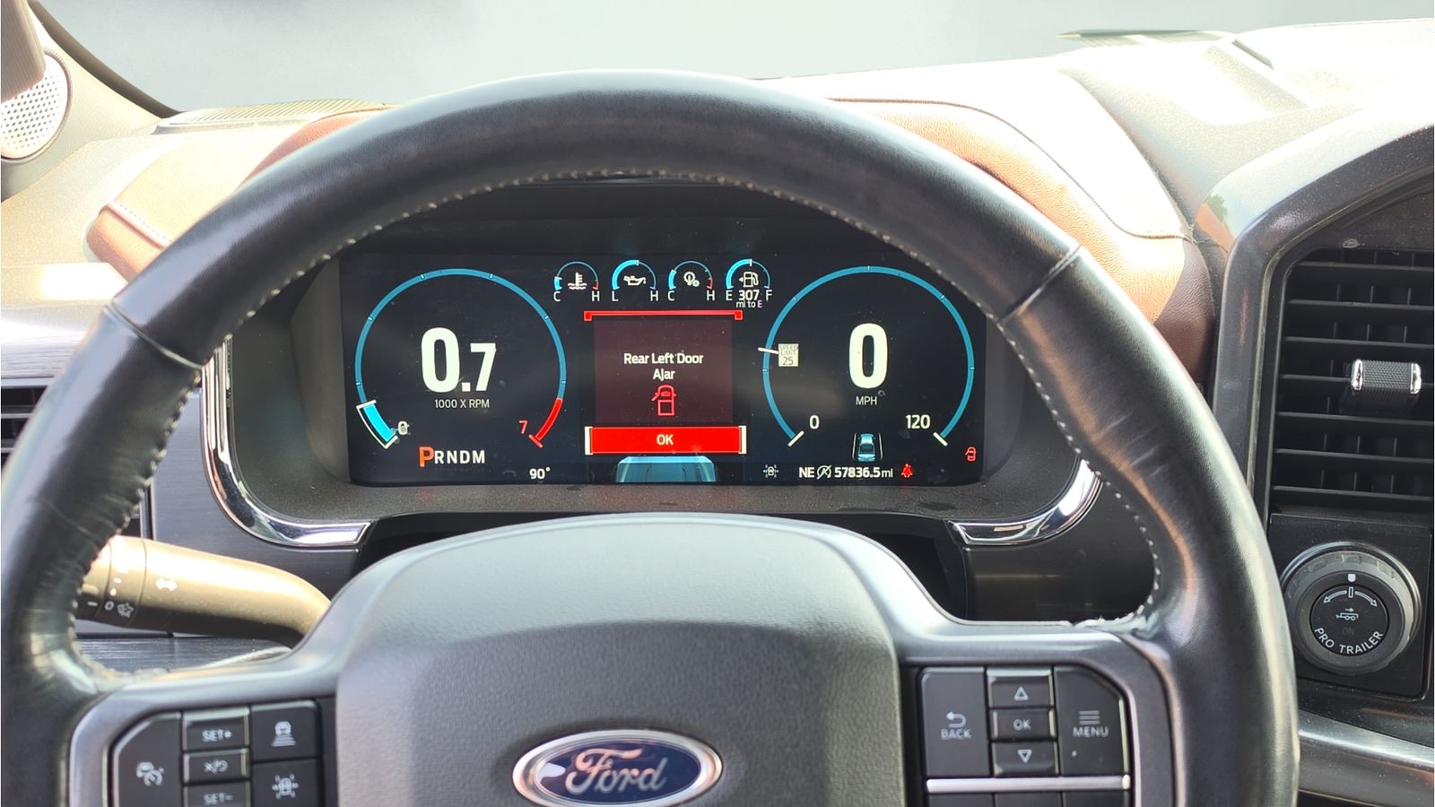 Used 2023 Atlas Blue Metallic Ford Lariat image 16