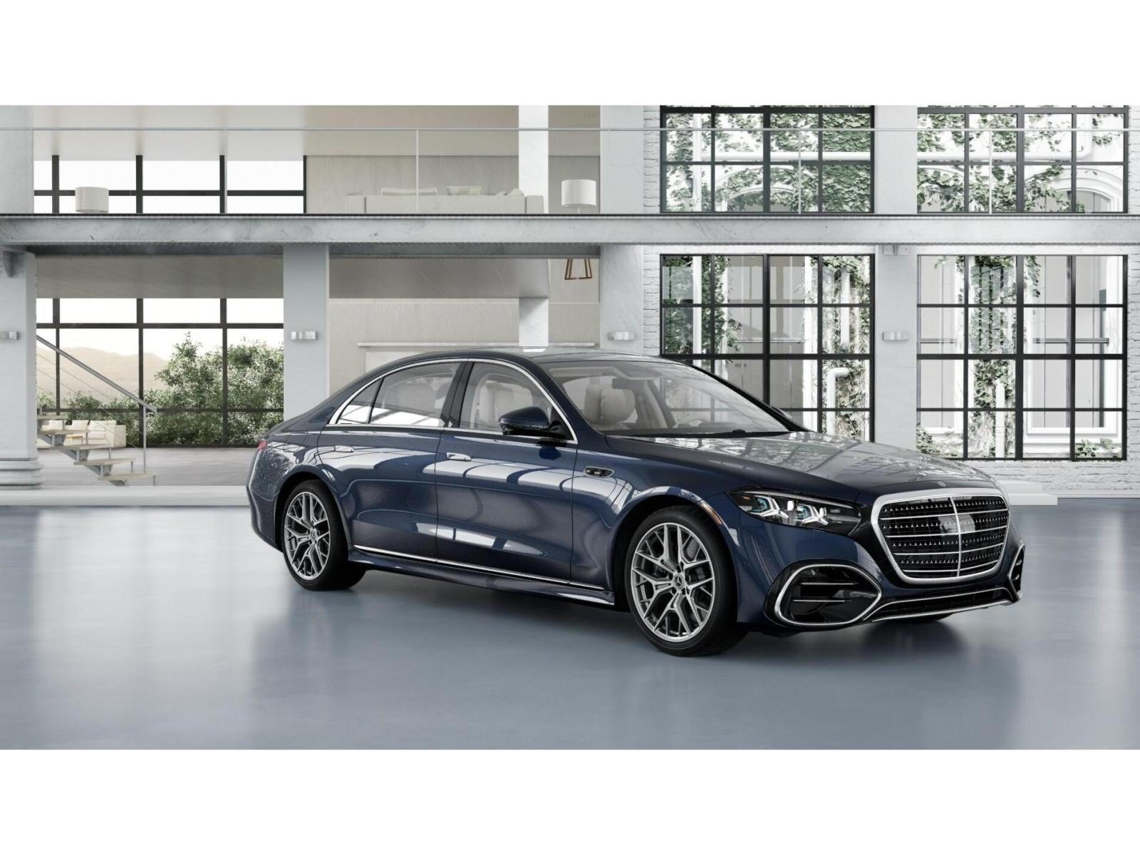 New 2027 Nautical Blue Metallic Mercedes-Benz S 580 4D Sedan 4MATIC® image 12