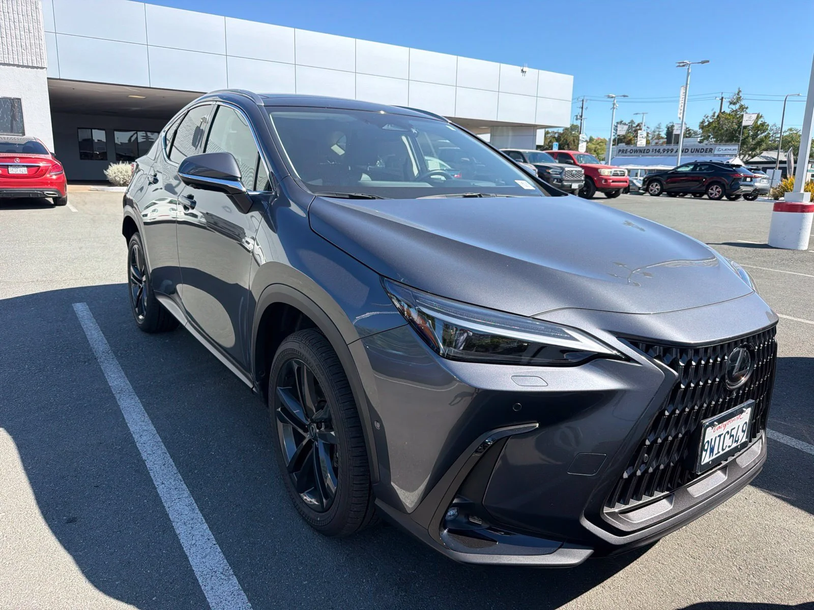 Certified Used 2026 Cloudburst Gray Lexus 450h+ Luxury image 2