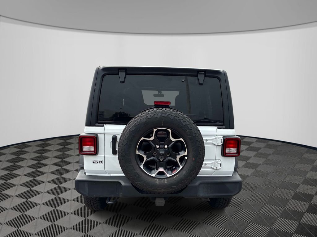 Used 2021 White Jeep Unlimited Sport S image 6