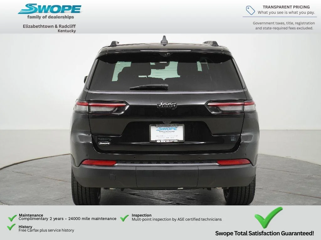 New 2026 Diamond Black Crystal Pearl-Coat Exterior Paint Jeep 85th Anniversary Edition image 4