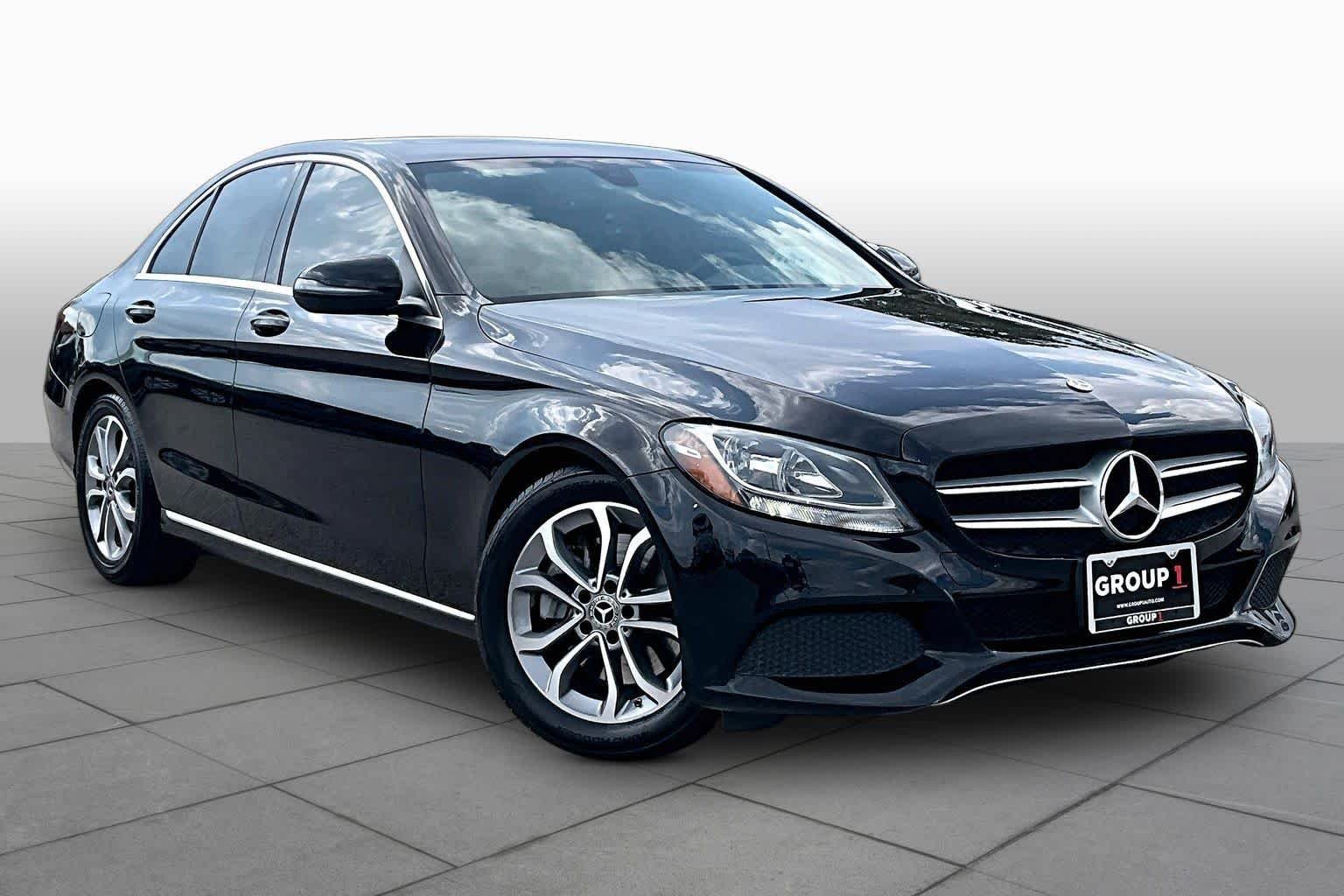 Used 2018 BLACK Mercedes-Benz C 300 image 3