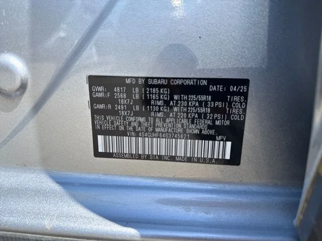 Used 2025 Ice Silver Metallic Subaru Sport image 16