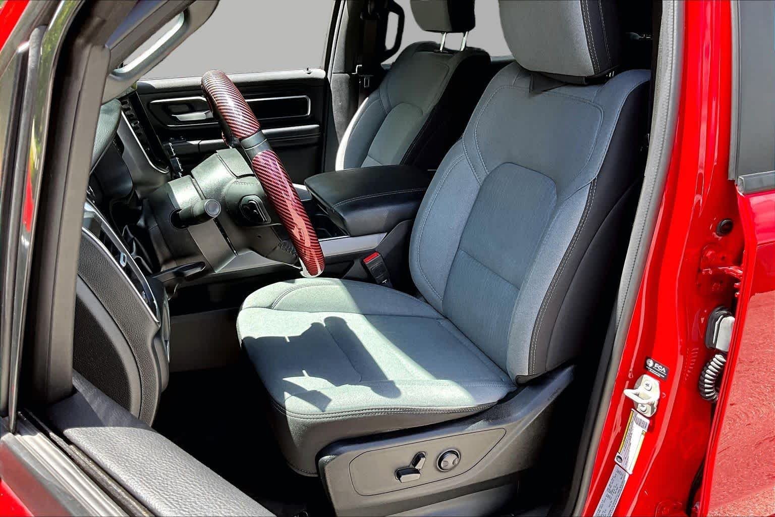 Used 2024 Flame Red Clearcoat Ram Big Horn image 8