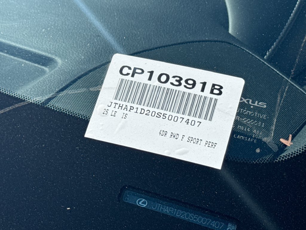 Certified Used 2025 CLOUDBURST GRAY Lexus 500 F SPORT Performance image 17