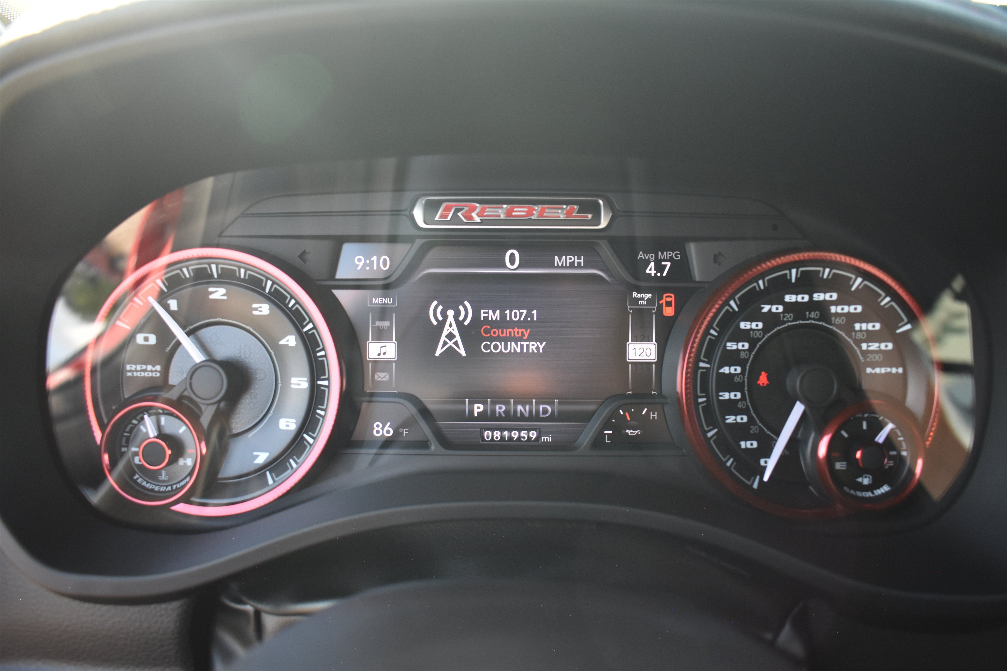 Used 2022 Flame Red Clearcoat Ram Rebel image 23