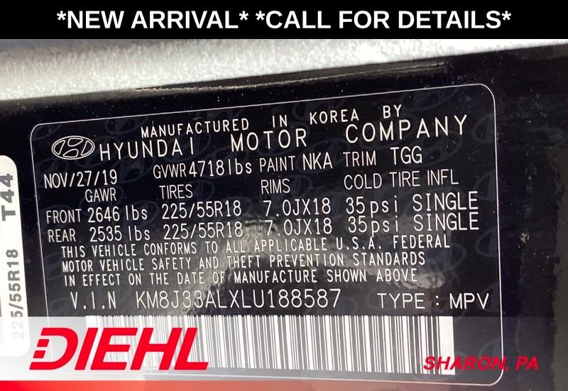 Used 2020 Black Hyundai SEL image 20