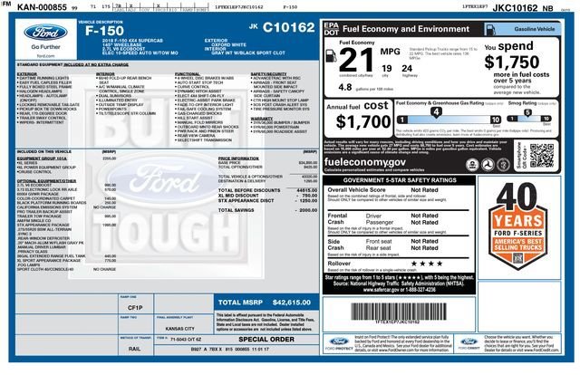 2018 Ford F-150 XL
