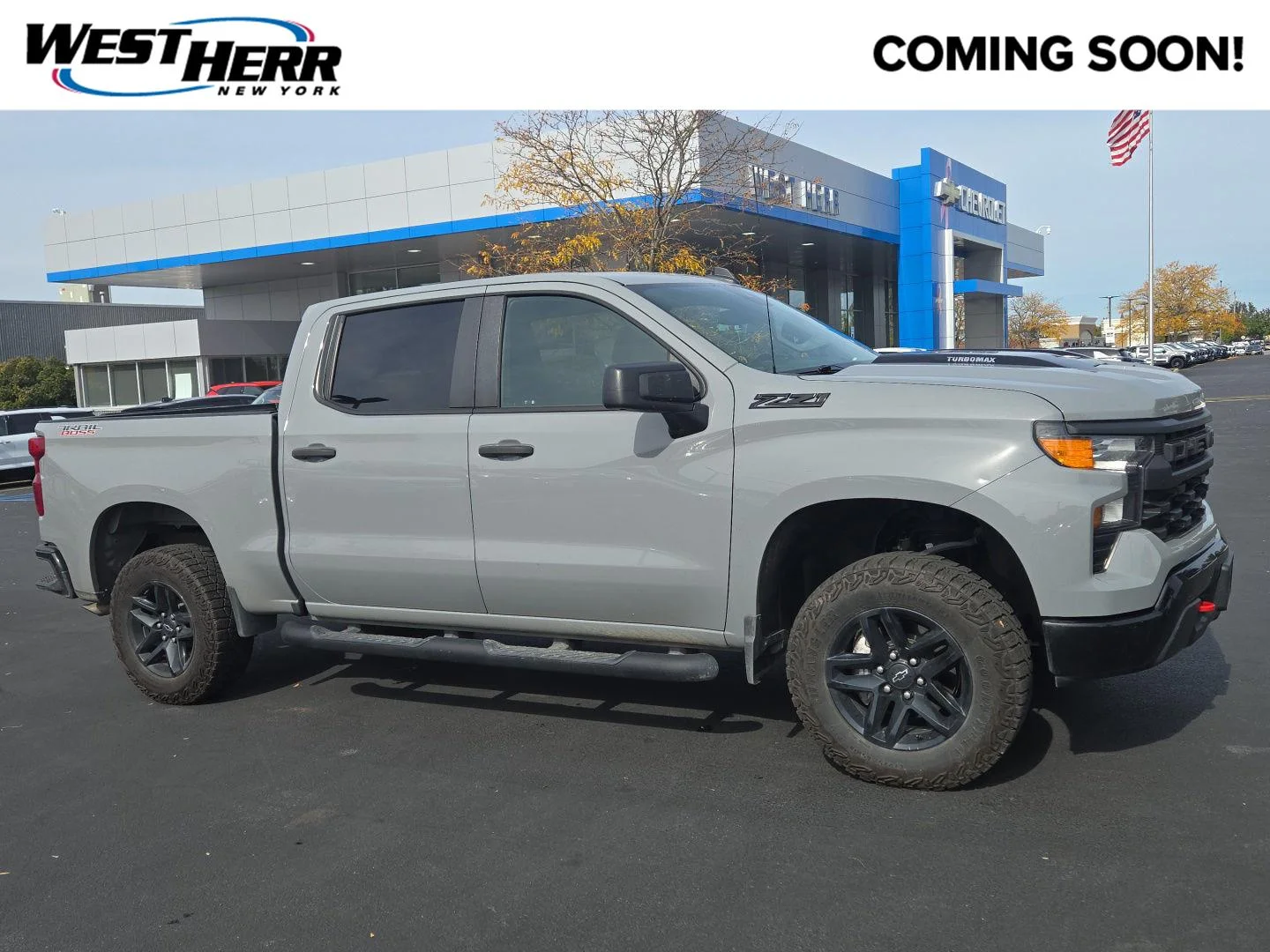 Used 2024 Slate Gray Metallic Chevrolet Custom Trail Boss image 1