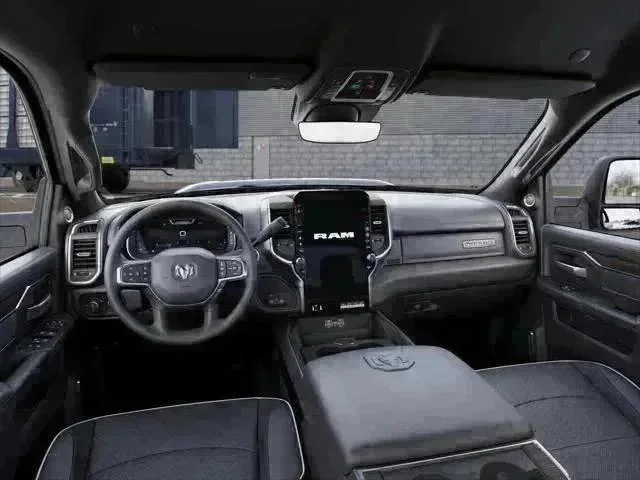 New 2027 Diamond Black Crystal Pearl-Coat Exterior Paint RAM Laramie image 8