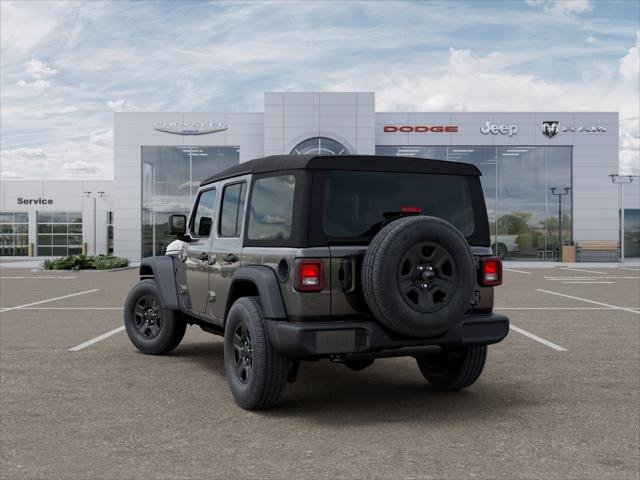 New 2026 Granite Crystal Metallic Clear-Coat Exterior Paint Jeep 4-Door Sport 4x4 image 29