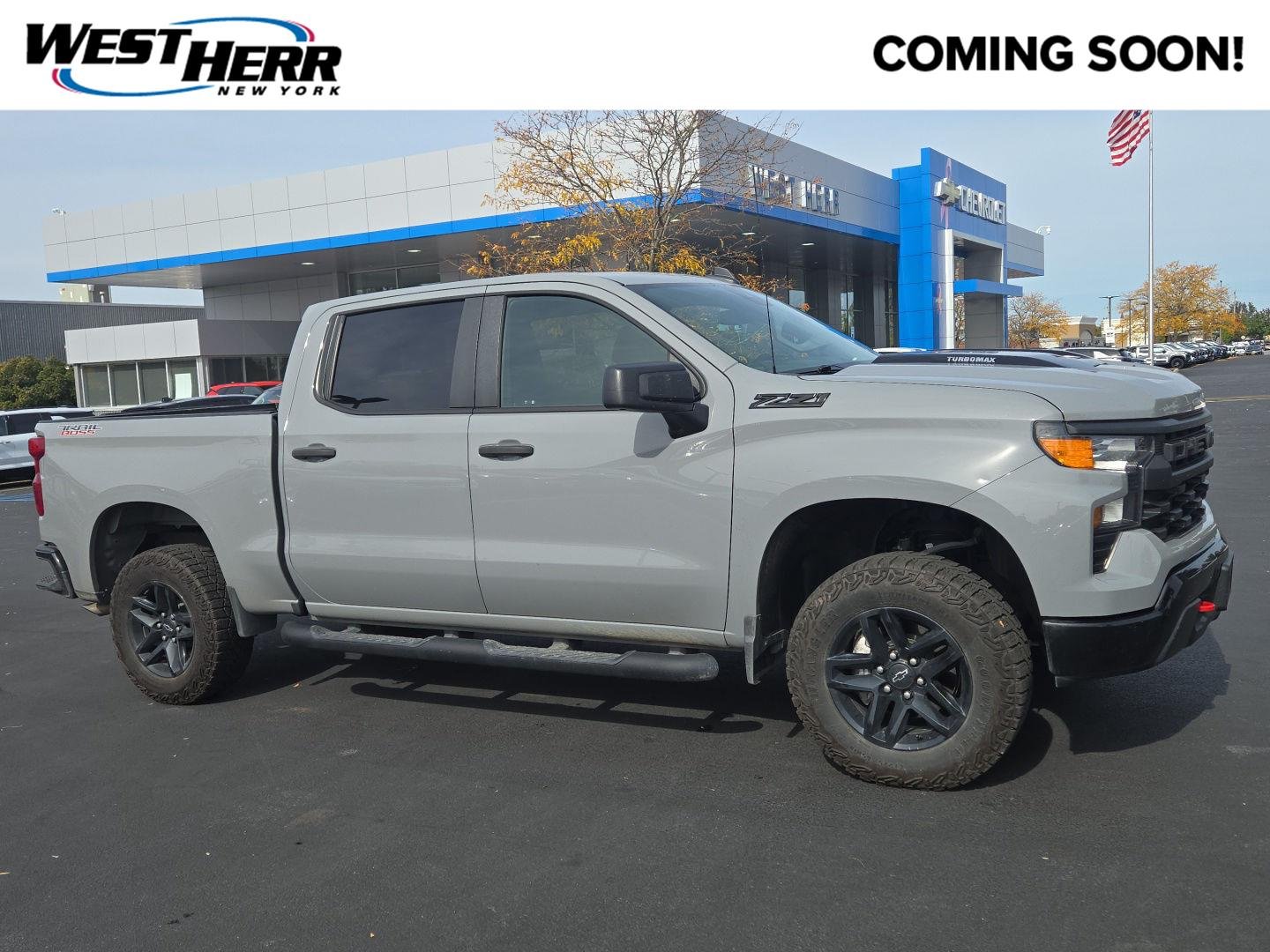 Used 2024 Slate Gray Metallic Chevrolet Custom Trail Boss image 1