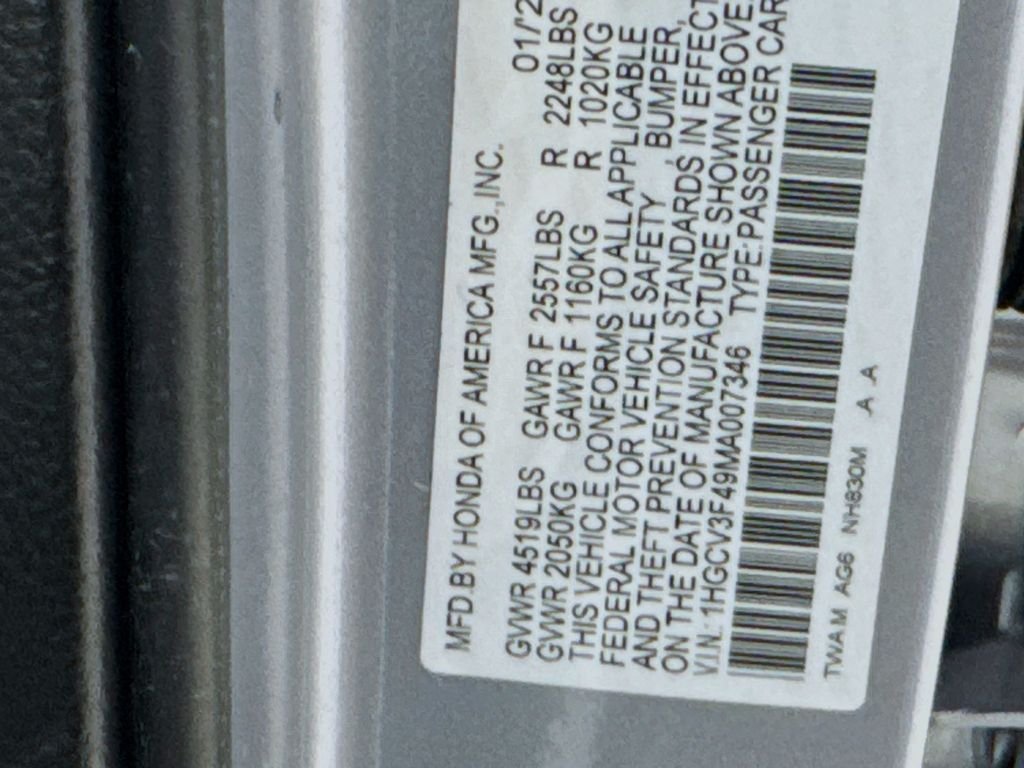 Certified Used 2021 Silver Honda EX image 43
