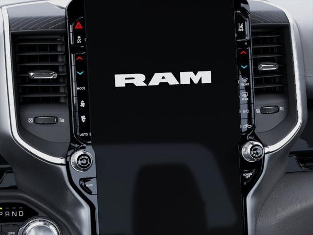 New 2026 Bright White Clear-Coat Exterior Paint RAM Laramie Crew Cab 4x4 5