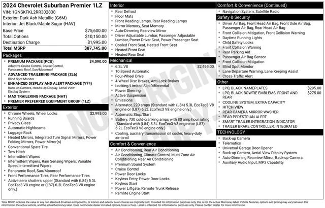 Used 2024 Dark Ash Metallic Chevrolet Premier image 5