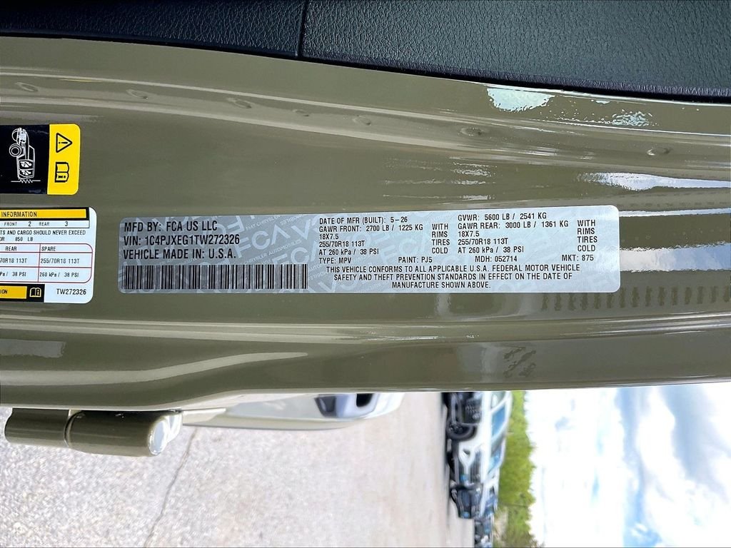 New 2026 41 Exterior Paint Jeep Sahara image 16