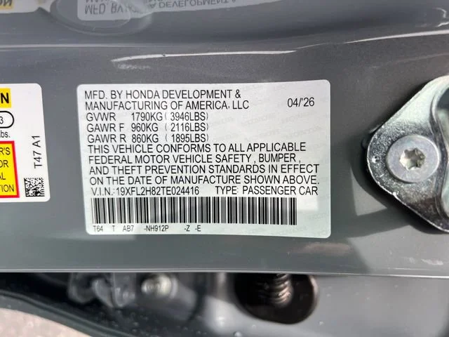 New 2026 Urban Gray Pearl Honda Sport image 18
