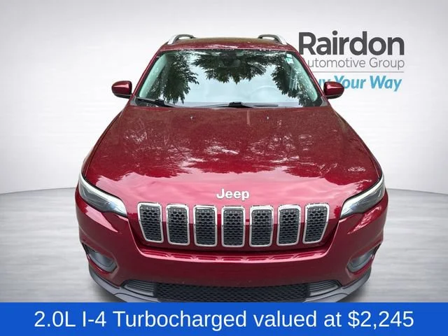 Used 2019 Velvet Red Pearlcoat Jeep Latitude Plus image 2