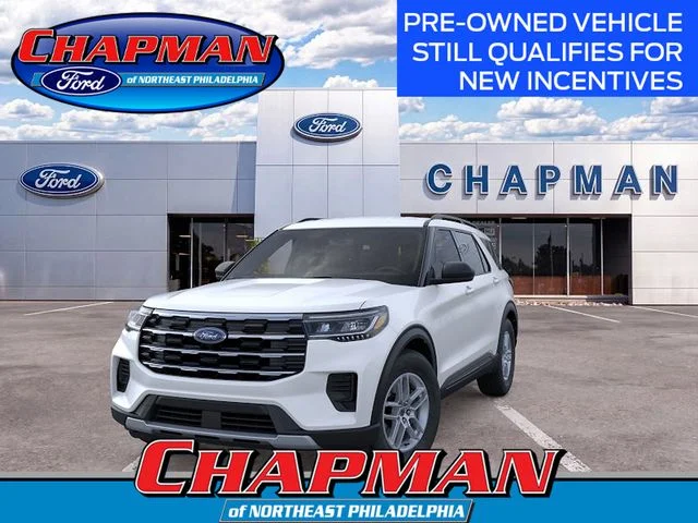 New 2026 Star White Metallic Tri-Coat Ford Active image 2