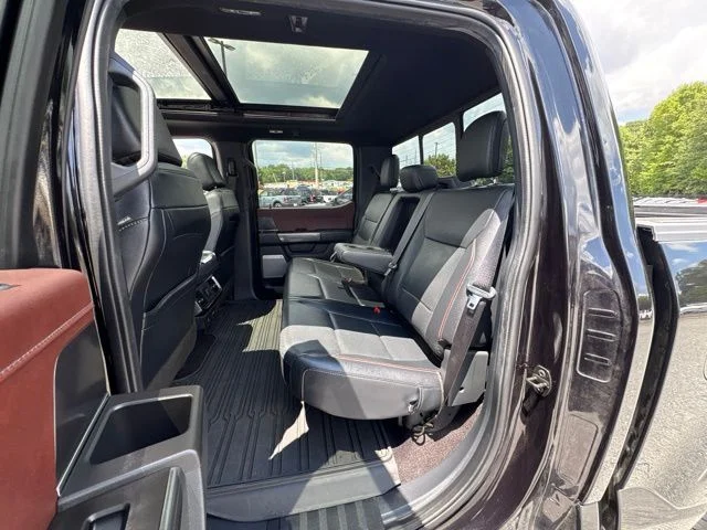 Used 2022 Agate Black Metallic Ford Lariat image 27