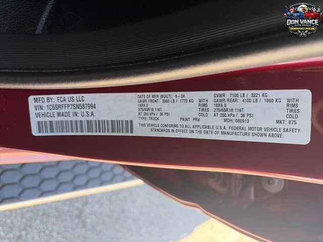 Used 2025 Red Ram Big Horn/Lone Star image 29